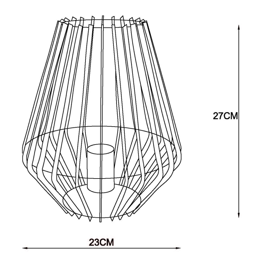 Lucide 78598/01/30 - Lampă de masă REDA 1xE27/40W/230V