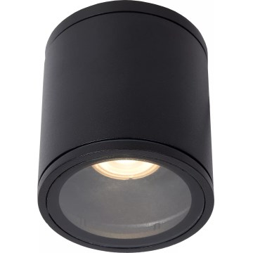 Lucide AVEN - plafonieră de baie 1x GU10/50W/230V, Ø 9 cm, IP65, neagră (22962/01/30)