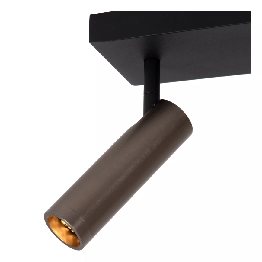 Lucide GRADO 22974/02/15 - Spot 2xGU10/8W/230V negru/maro