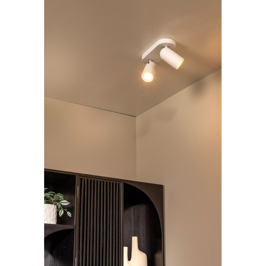 Lucide PUNCH - spot 2x GU10/35W/230V, alb (13958/02/31)