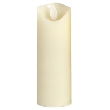 Lumânare LED/2xAA alb cald 20 cm