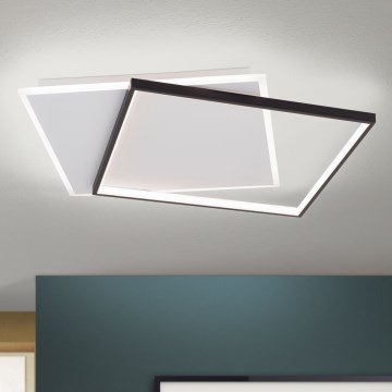 Lumină de plafon LED dimabilă EMANUEL LED/50W/230V alb/negru