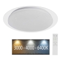 Lumină de plafon LED reglabilă intensitate LED/40W/230V 3000K/4000K/6500K diametru 46,5 cm + telecomandă