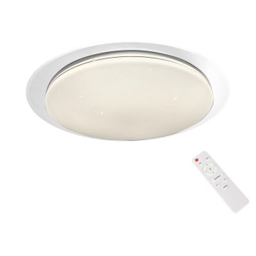Lumină de plafon LED reglabilă ONTARIO LED/24W/230V 3000-6000K cu telecomandă