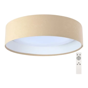 Lumină de plafon LED reglabilă SMART GALAXY LED/24W/230V diametru 44 cm bej/alb 3000-6500K + telecomandă