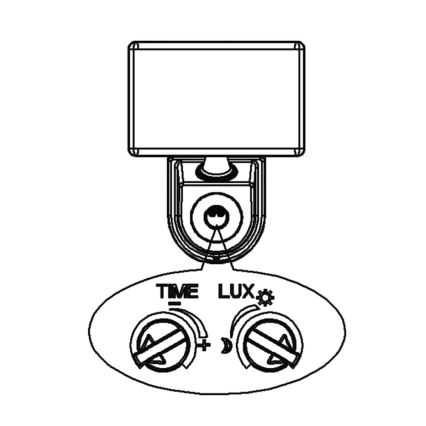 Lumina de sus Marbella C PIR - Spot LED cu senzor MARBELLA LED/15W/230V IP65
