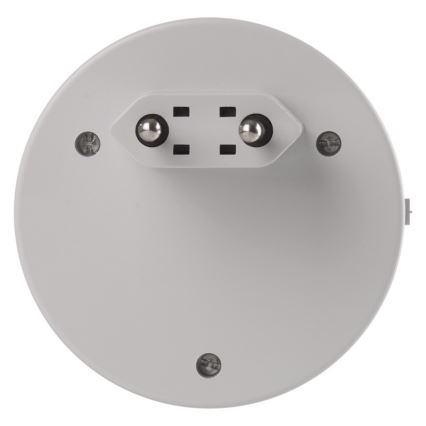 Lumină de veghe LED pentru priză, cu senzor de lumină + 2x USB, 3x LED/0,3W/230V