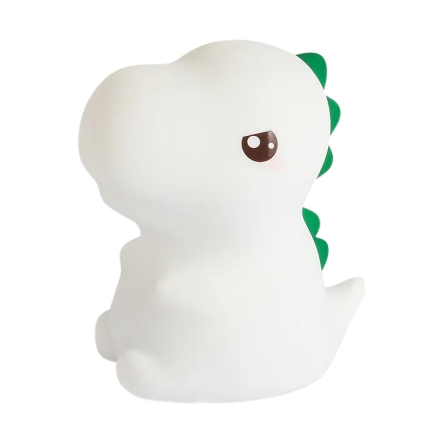 Lampă de veghe pentru copii DINO RGBW LED, reglabilă, reîncărcabilă, cu control tactil, 1W/5V, 1200 mAh