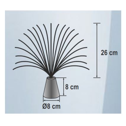 Lumină decorativă LED RGB 3xLED/3xAA