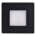 Lumină LED de exterior pentru scări LED/1,7W/230V IP54, negru