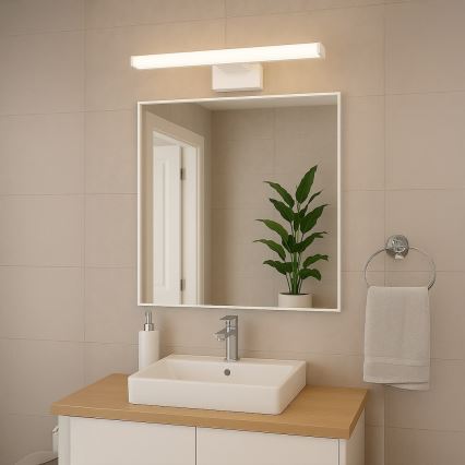 Lumină LED pentru oglindă de baie MIRORE, 10W, 230V, 60 cm, IP44, albă