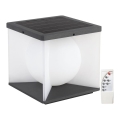 Lumină solară de perete LED reglabilă LED/8W/3,7V IP65 3000K 5200 mAh + telecomandă