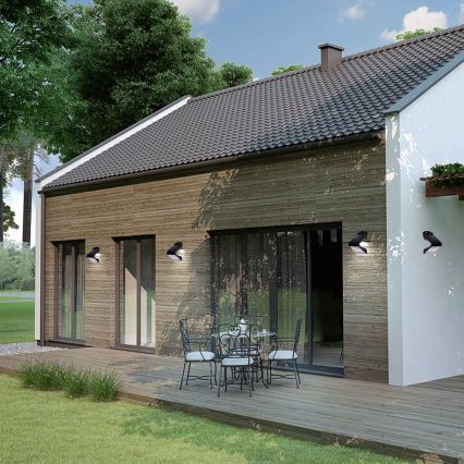 Lumină solară LED cu senzor de mișcare și amurg LED/1,5W/1200 mAh 3,7V IP65