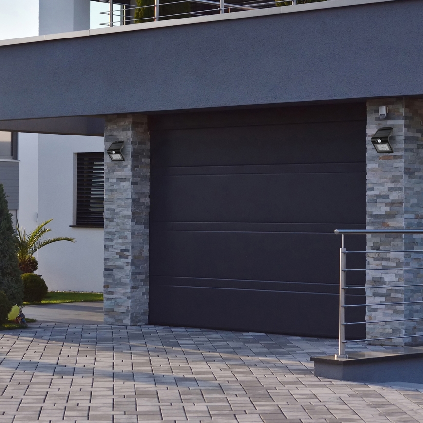 Lumină solară LED cu senzor de mișcare și amurg LED/1,5W/1200 mAh 3,7V IP65