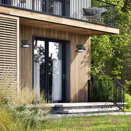 Lumină solară LED cu senzor de mișcare și amurg LED/6,8W/4000 mAh 3,7V IP65