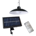 Lumină solară suspendată LED reglabilă cu senzor de amurg LED/6W/3,7V 800 mAh IP44 + telecomandă