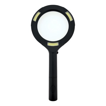 Lupă cu iluminare LED, mărire 3×, 3W, 2xAA, IP22