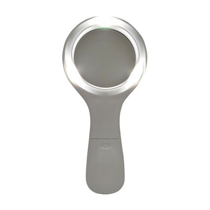 Lupă LED cu mărire 3× și iluminare integrată (LED 3W), funcționează cu 2×AAA, protecție IP22