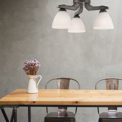 Lustr montat pe tavan ADRIANO 3xE27/60W/230V fag