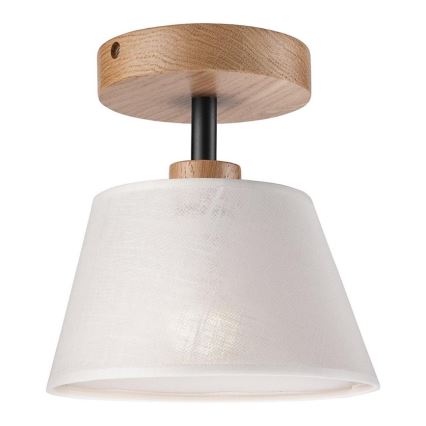 Lustr aplicat ANTONIO 1xE14/60W/230V alb/dub