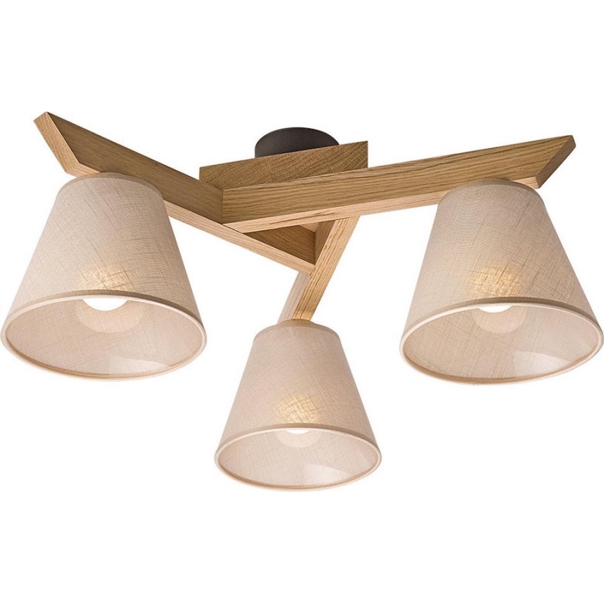 Lustr aplicat ANTONIO 3xE14/40W/230V stejar