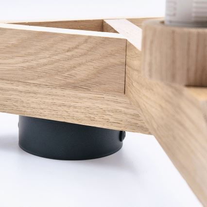 Lustr aplicat ANTONIO 3xE14/40W/230V stejar