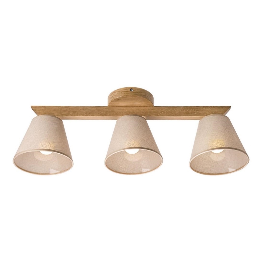 Lustr aplicat ANTONIO 3xE14/40W/230V stejar
