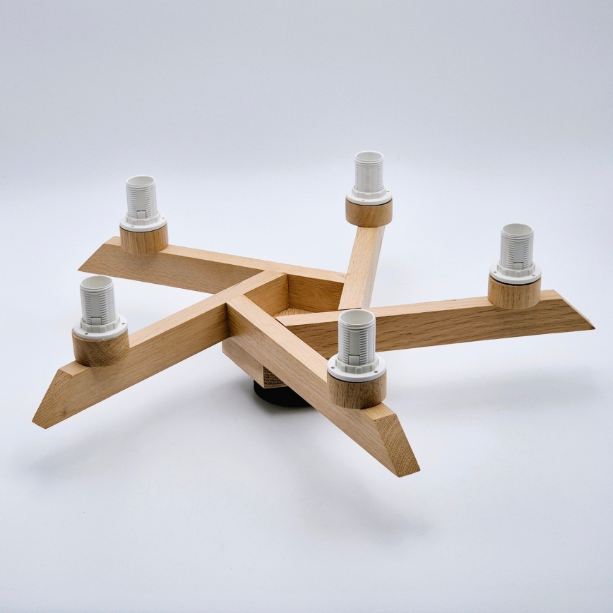 Lustr aplicat ANTONIO 5xE14/40W/230V stejar