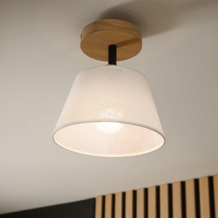 Lustr aplicat ANTONIO 1xE14/60W/230V alb/dub