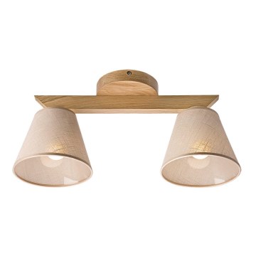 Lustr aplicat ANTONIO 2xE14/40W/230V stejar