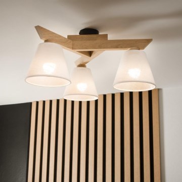 Lustr aplicat ANTONIO 3xE14/40W/230V stejar