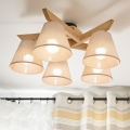 Lustr aplicat ANTONIO 5xE14/40W/230V stejar