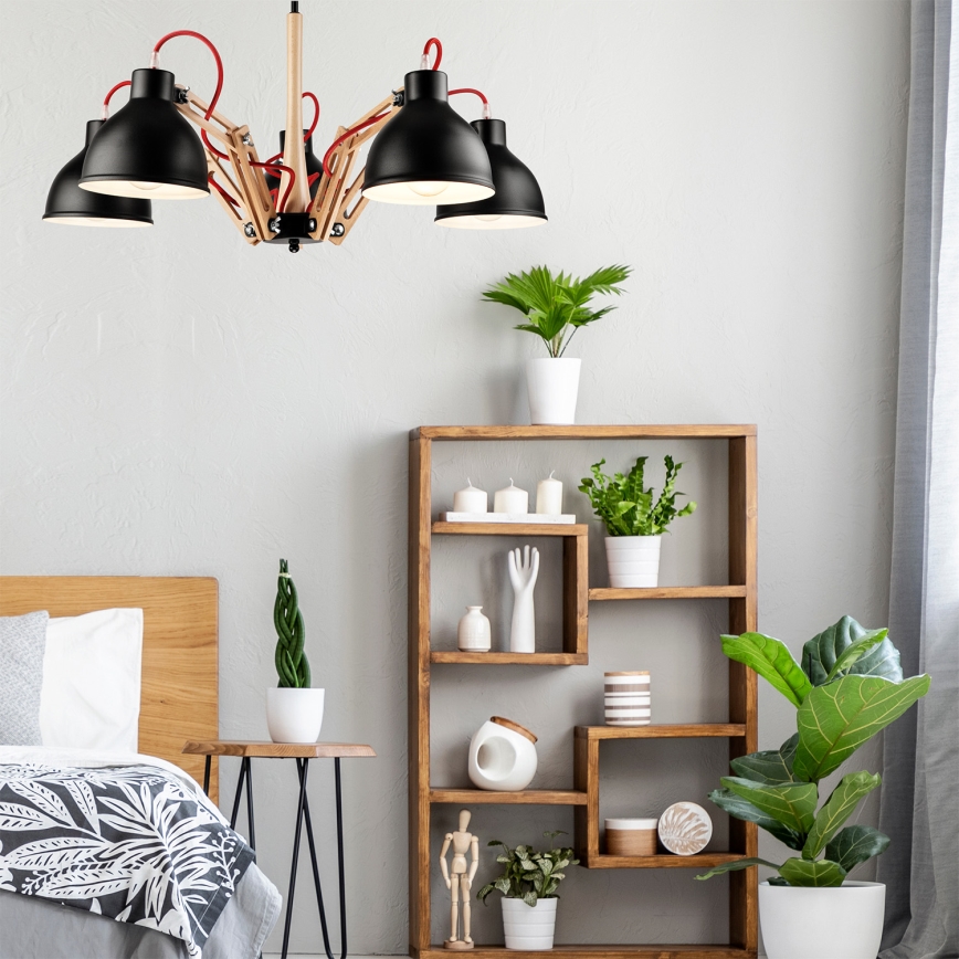 Lustr aplicat MARCELLO 5xE27/60W/230V fag