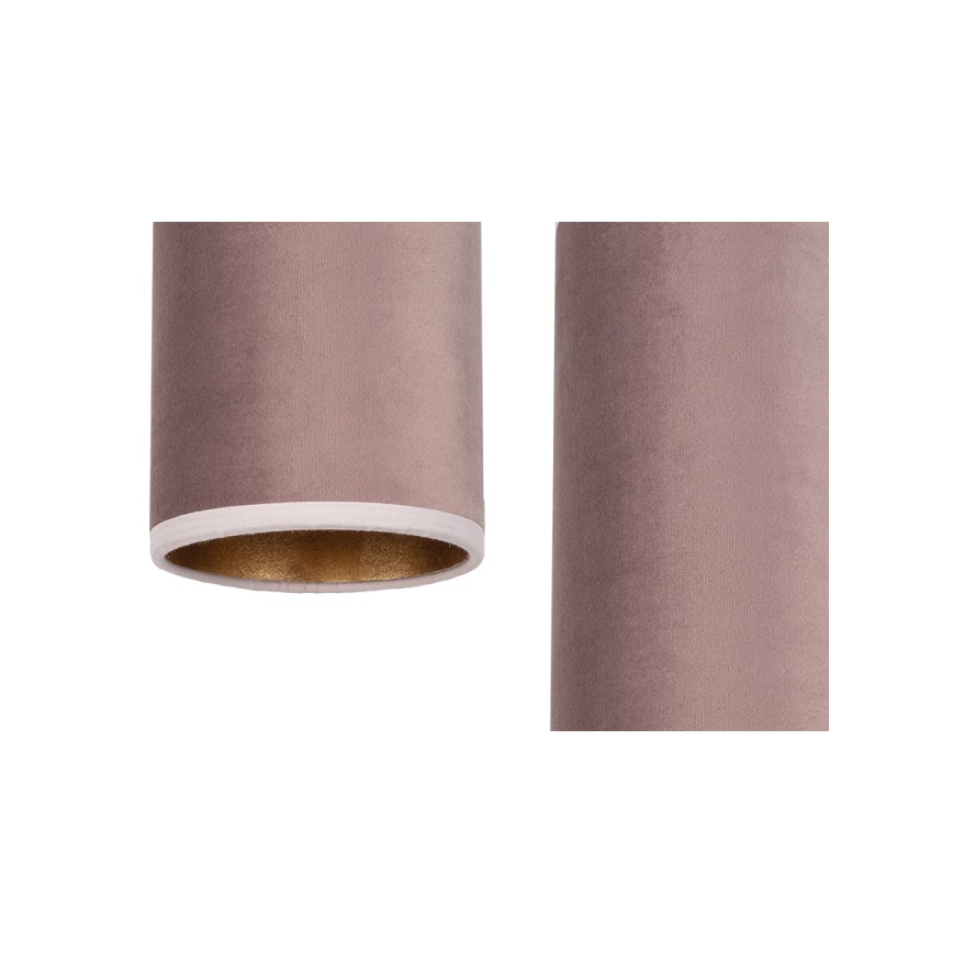 Candelabru suspendat pe cablu AVALO 3xE27/60W/230V model păianjen roz/maro cupru