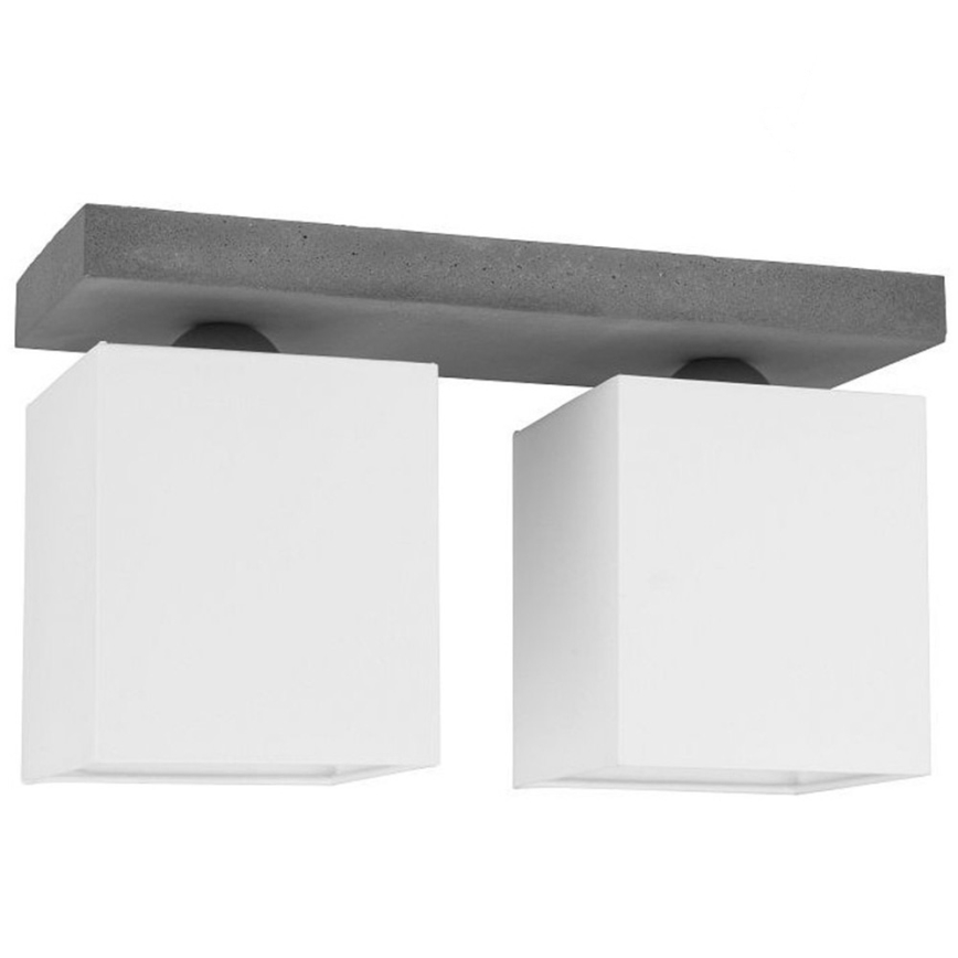 Lustr de tavan GREAT 2xE27/25W/230V beton