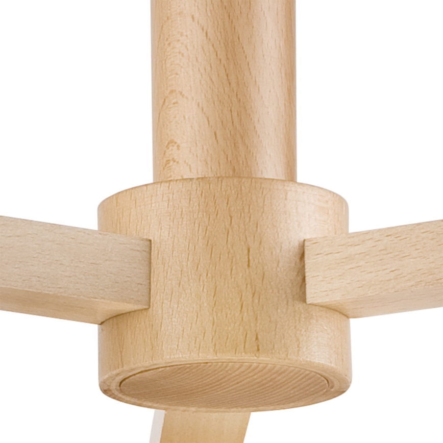 Lustr aplicat ELLIE 3xE27/60W/230V gri/fag