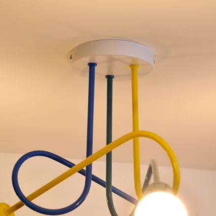 Lustr LED pentru copii, montat pe tavan OXFORD 3xE27/15W/230V