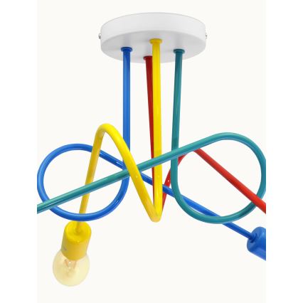 Lustr LED pentru copii OXFORD aplicat 4xE27/10W/230V
