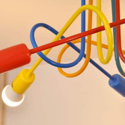 Lustr LED pentru copii OXFORD aplicat 5xE27/15W/230V