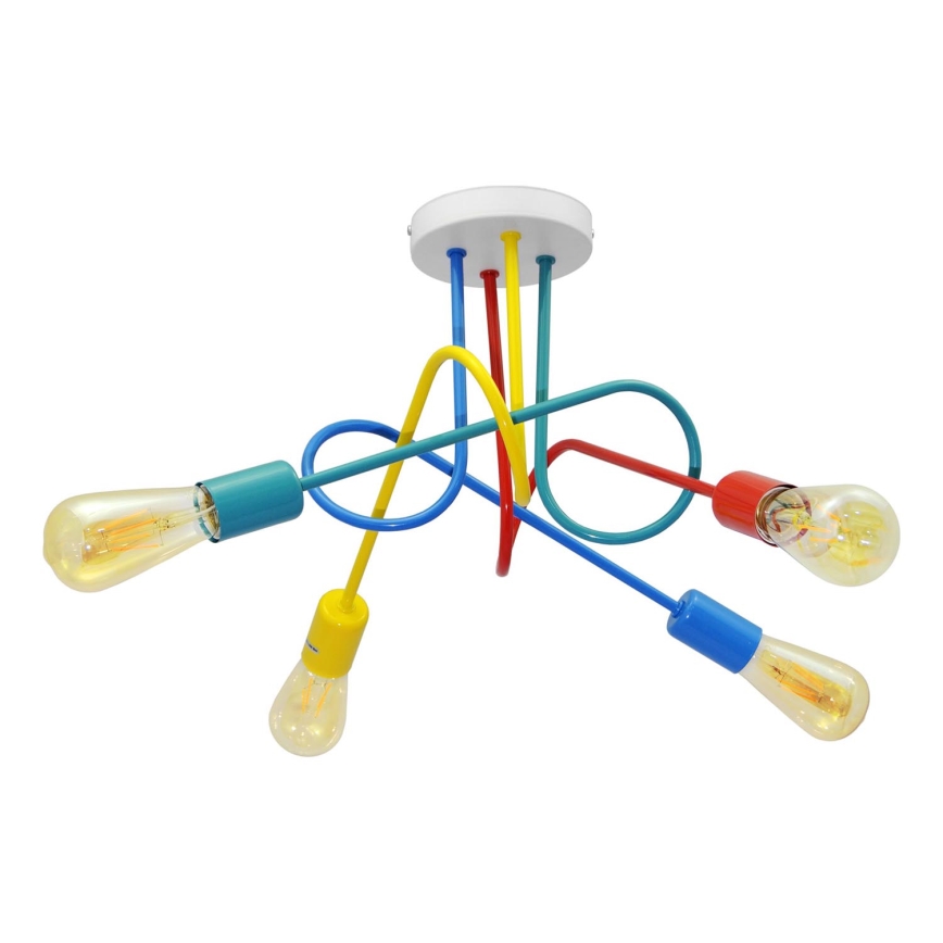 Lustr LED pentru copii OXFORD aplicat 4xE27/10W/230V