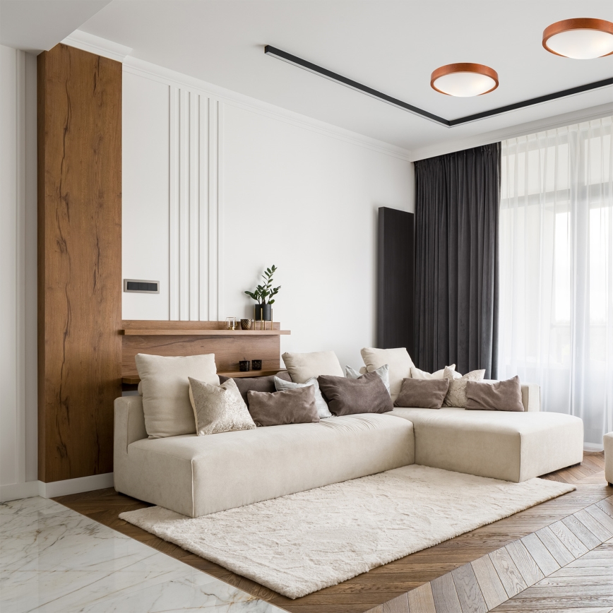 Lustr de tavan MEDA 2xE27/60W/230V pin