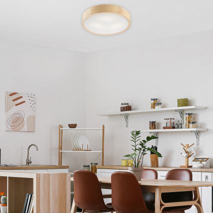 Lustr NATURAL 3xE27/60W/230V ? 47 cm pin