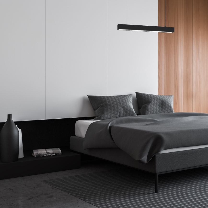 Candelabru suspendat pe cablu LUNGO T8 1xG13/9W/230V negru