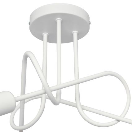 Lustr de tavan pentru copii OXFORD 3xE27/15W/230V alb