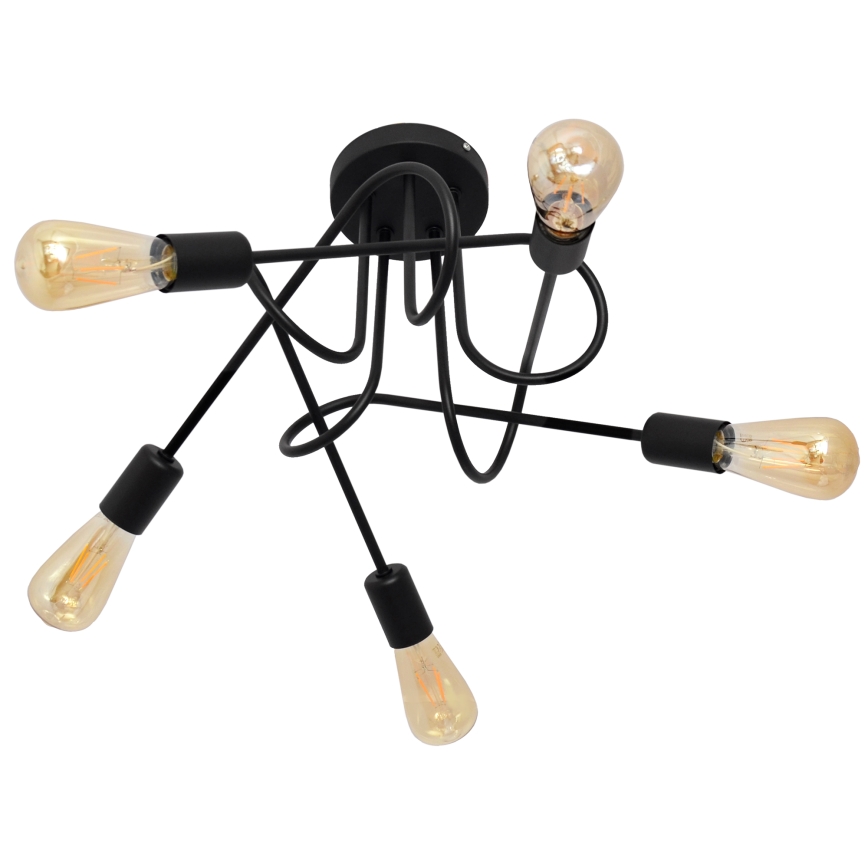 Lustr de tavan pentru copii OXFORD 5xE27/15W/230V