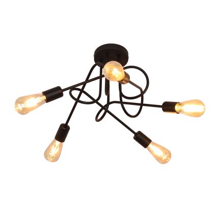 Lustr de tavan pentru copii OXFORD 5xE27/15W/230V