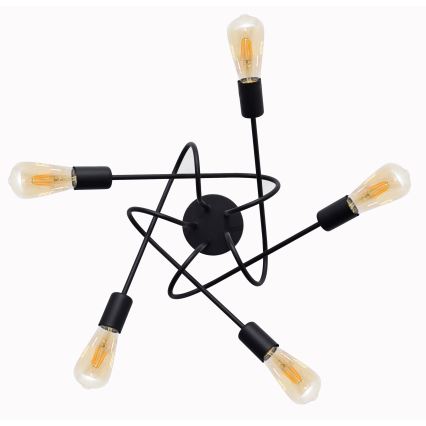 Lustr de tavan pentru copii OXFORD 5xE27/15W/230V