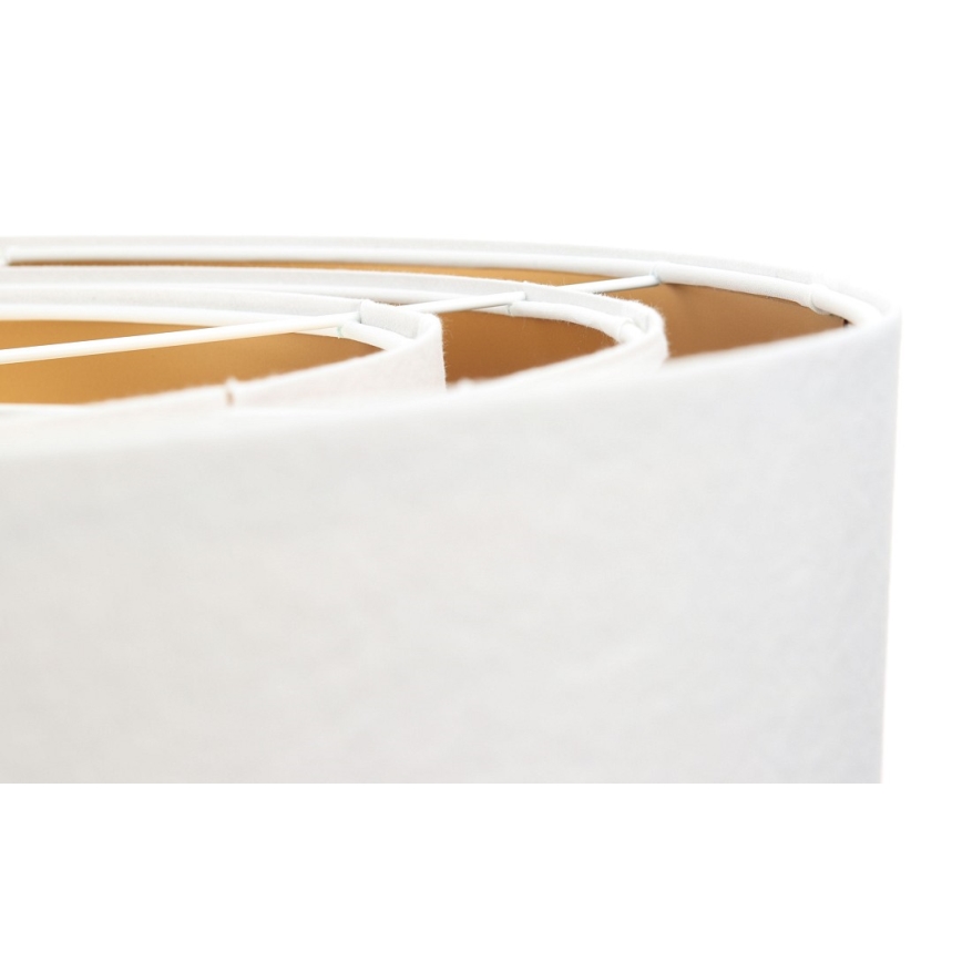 Candelabru suspendat pe cablu TRINITI 1xE27/60W/230V alb/auriu