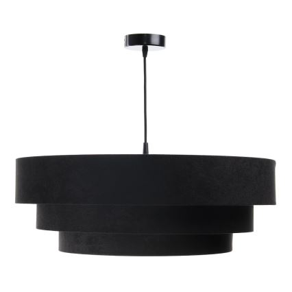 Candelabru suspendat pe cablu TRINITI 1xE27/60W/230V negru/auriu