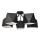 Lustra ADAMANT 5xE27/15W/230V negru